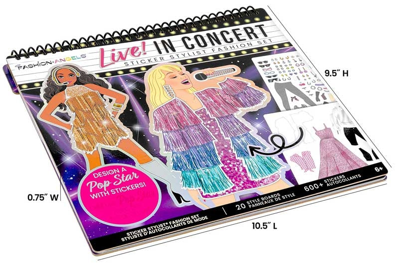 Fashion Angels: Live! In Concert Sketch and Sticker Stylist