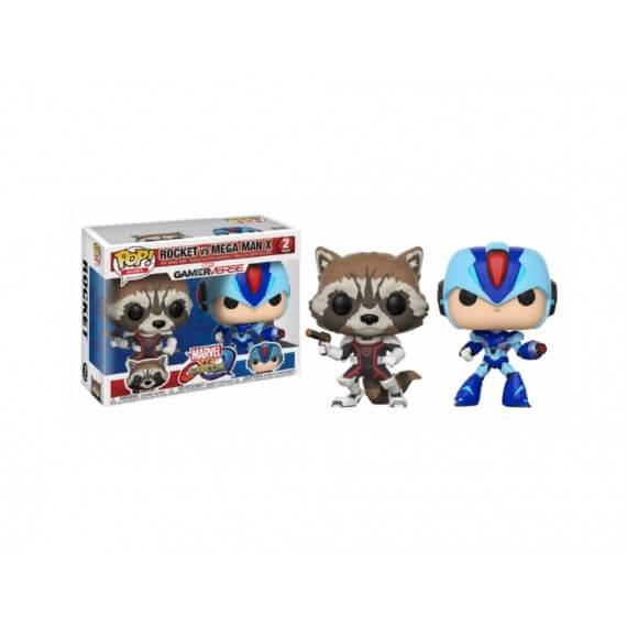 Funko POP 2-Pack: Marvel vs Capcom - Rocket vs Megaman