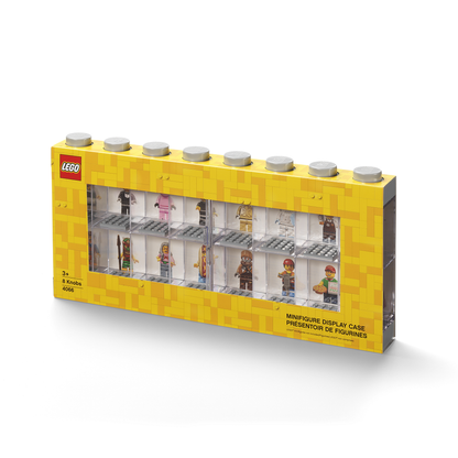 LEGO® | Storage: Minifigure Display Case 16 - Light Grey (4066)