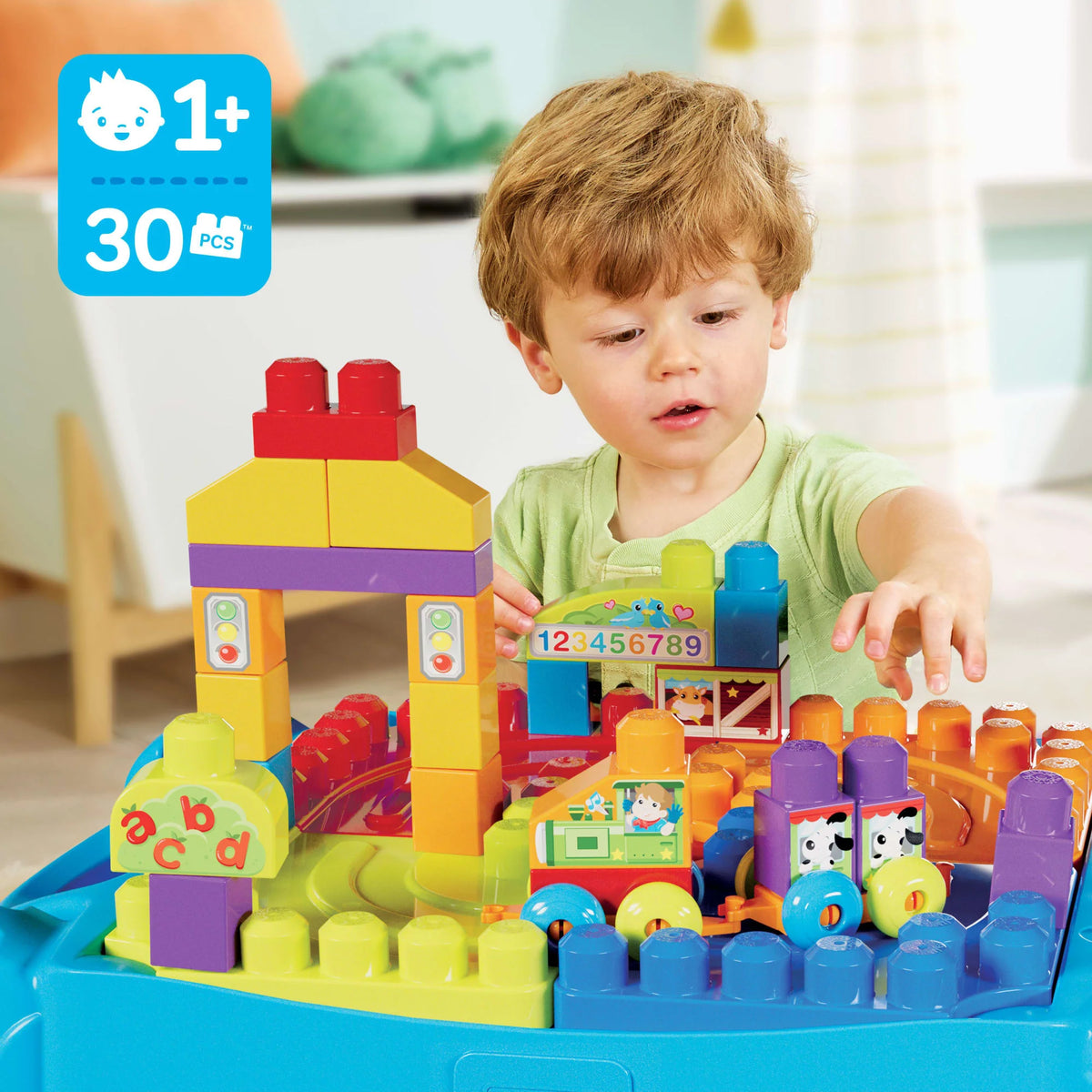Mega Bloks Build 'n Learn Table - Classic - product view 2