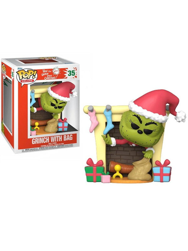 Funko POP! Deluxe : How the Grinch Stole Christmas - Grinch with Bag