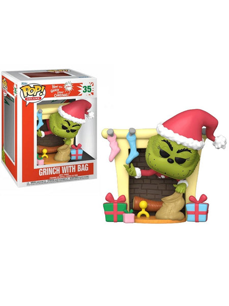 Funko POP! Deluxe : How the Grinch Stole Christmas - Grinch with Bag