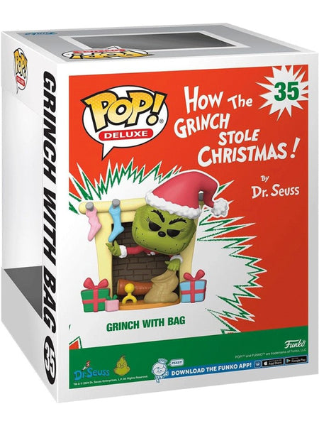 Funko POP! Deluxe : How the Grinch Stole Christmas - Grinch with Bag