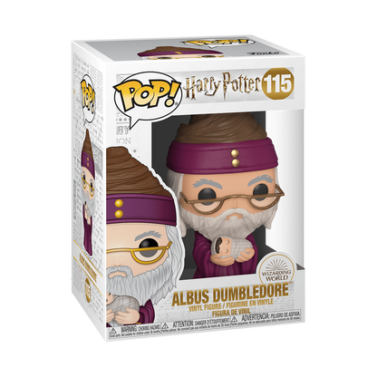 Funko Pop Harry Potter Albus Dumbledore with Baby Harry 115 box
