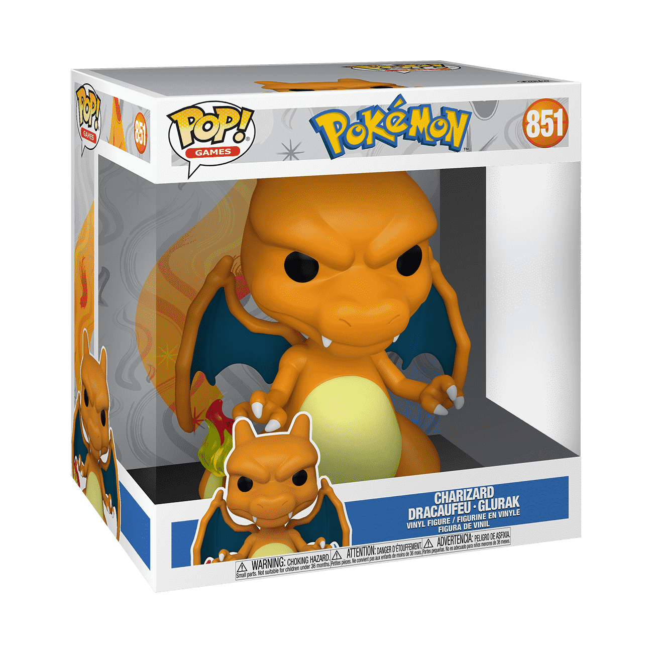 Funko POP! Jumbo Pokémon Charizard 851 box