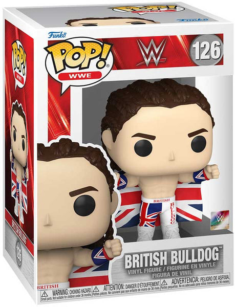 Funko POP: WWE - British Bulldog Vinyl Legends Figure 126