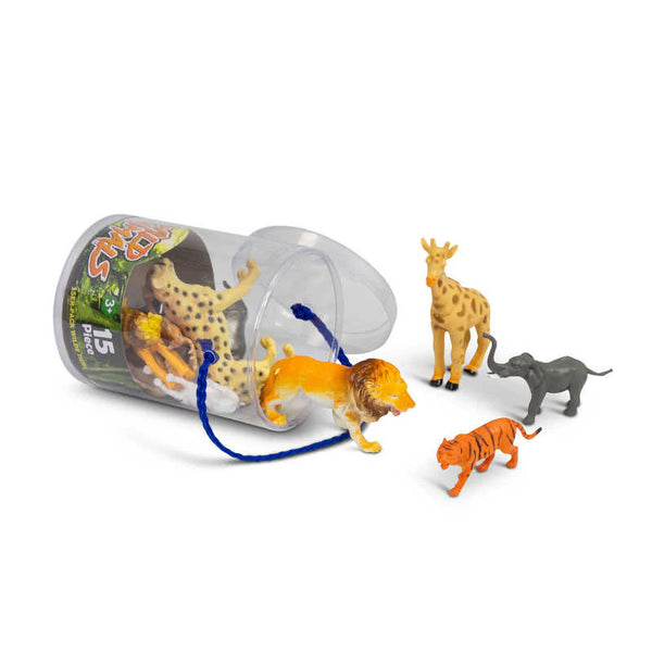 WILD ANIMALS (15 PACK TUB)