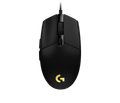 Logitech G203 LIGHTSYNC wired gaming mouse in black - top angle