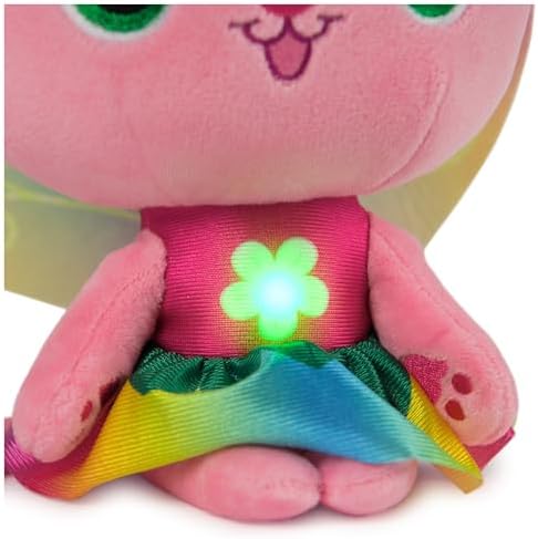 Gabby's Dollhouse Kitty Fairy plush light-up flower detail