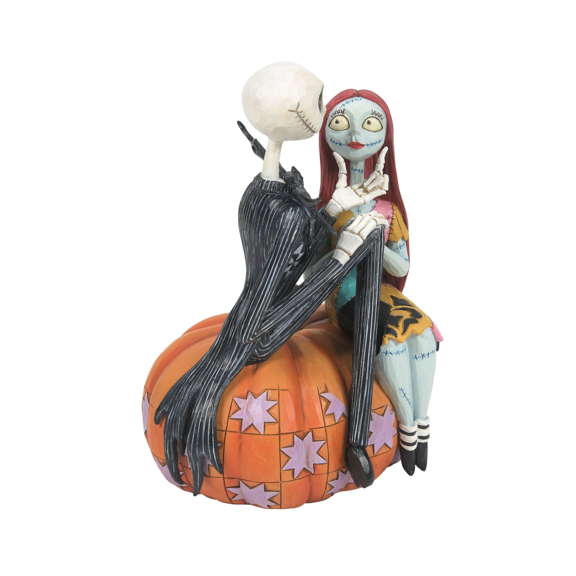 Enesco: Disney Nightmare Before Christmas Jack and Sally on Pumpkin