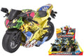 GP Superbikes pull back motorbikes assorted display