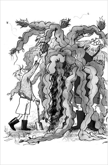 The Boy Who Grew Dragons illustrated sample page