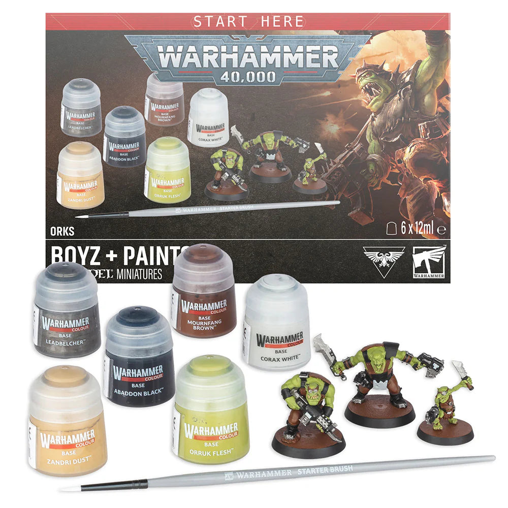 Warhammer 40,000: Orks + Paints Set