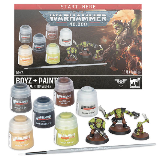 Warhammer 40,000: Orks + Paints Set