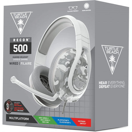 Turtle Beach Recon 500 Wired Multiplatform Gaming Headset (Arctic Camo)