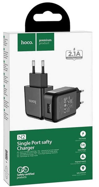 Hoco N2 Travel Charger USB 2A Black