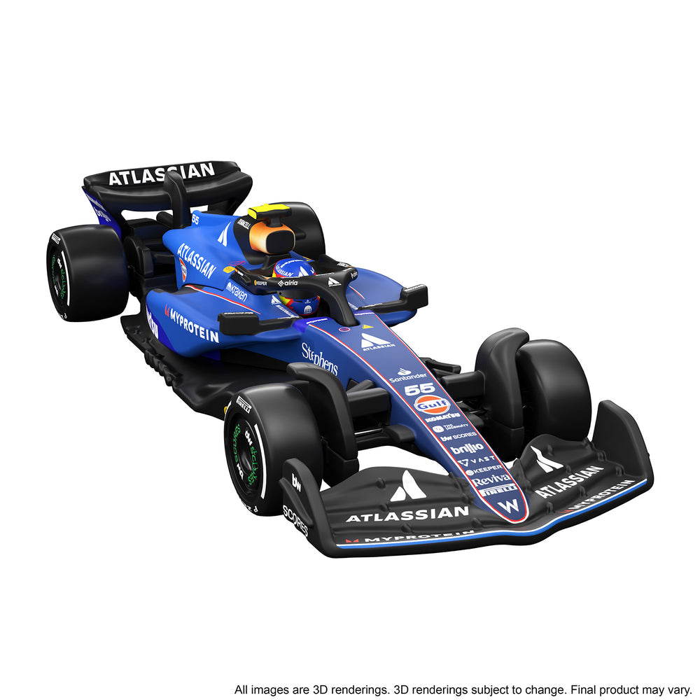Hot Wheels Premium F1 Williams Carlos Sainz die-cast car