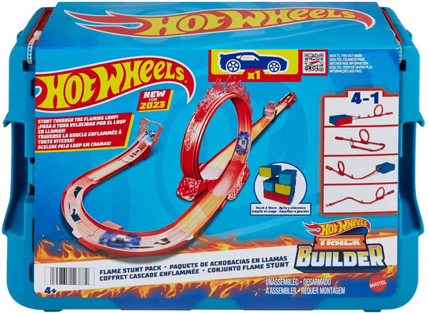 Hot Wheels Track Builder Flame Stunt Pack