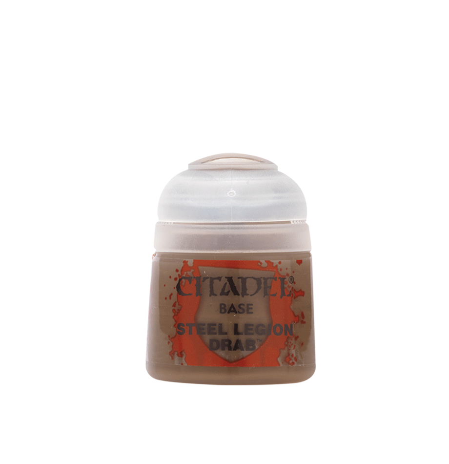Warhammer Paint: Base - Steel Legion Drab (12ml)