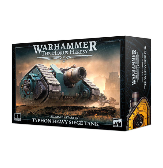 Warhammer The Horus Heresy Typhon Heavy Siege Tank box art