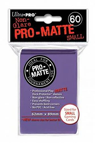 Ultra Pro Matte Small Purple Card Sleeves