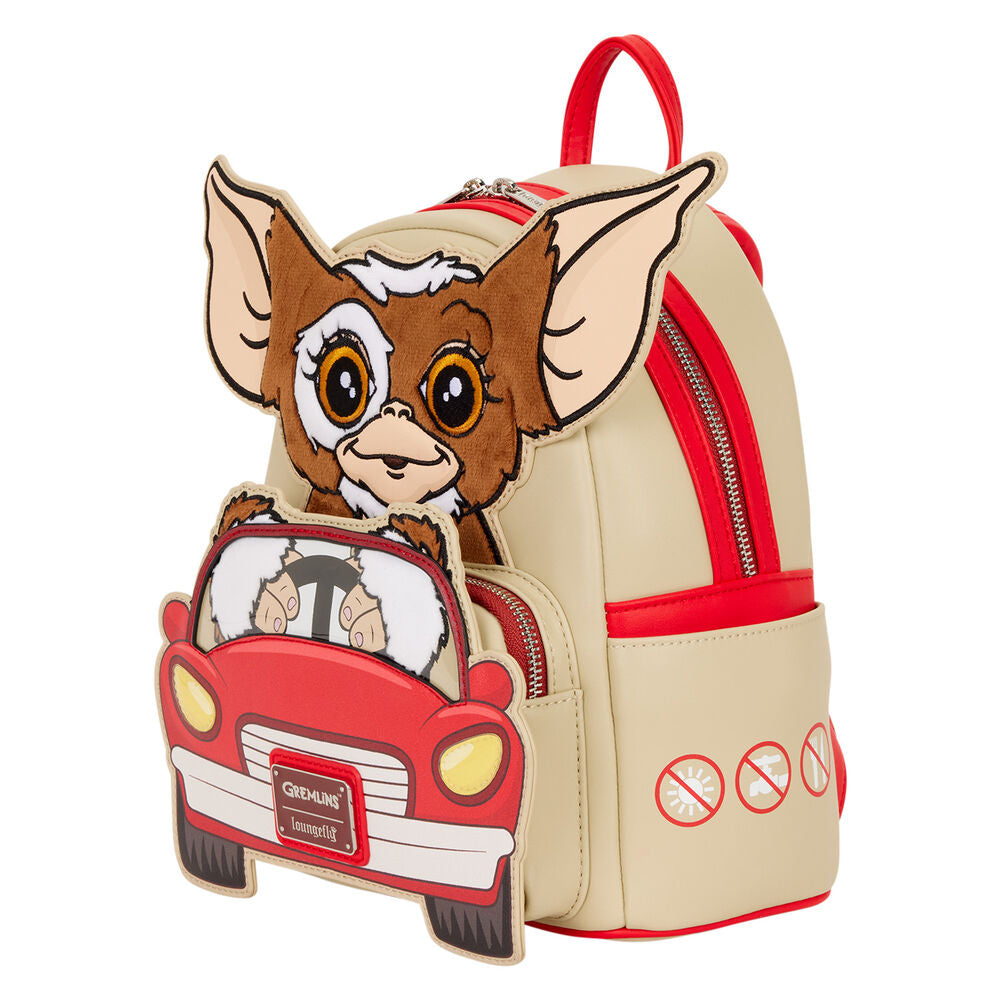 Loungefly Gremlins Gizmo mini backpack angled view