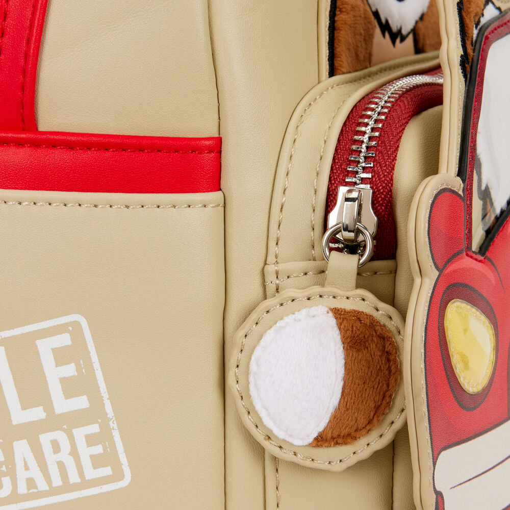 Loungefly Gremlins Gizmo mini backpack zipper detail