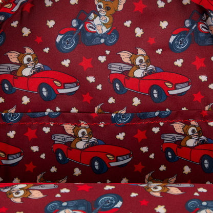 Loungefly Gremlins Gizmo mini backpack interior lining