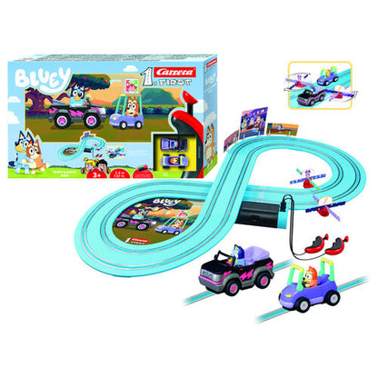 Carrera FIRST Spidey racing set contents