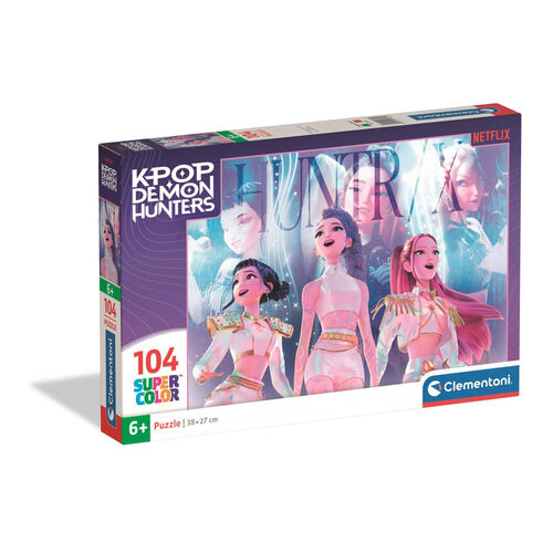 Clementoni Kpop Demon Hunters puzzle 104pcs box image