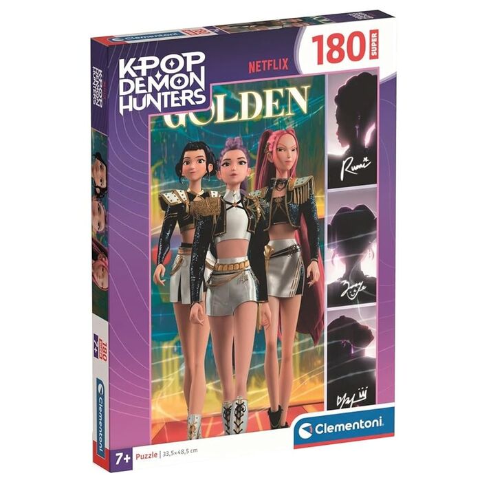 Clementoni Kpop Demon Hunters puzzle 180pcs box image