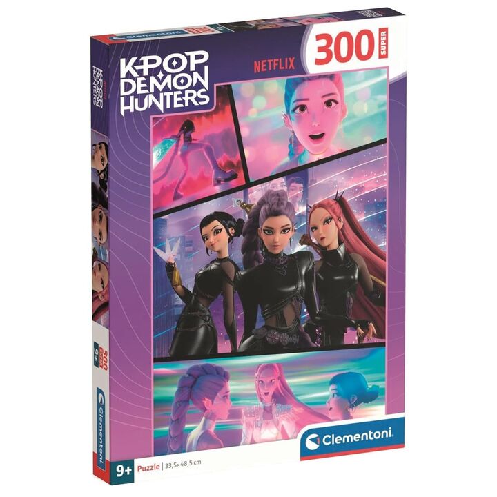 Clementoni Kpop Demon Hunters puzzle 300pcs box image