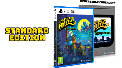 Inspector Waffles Early Days PS5 reverse cover