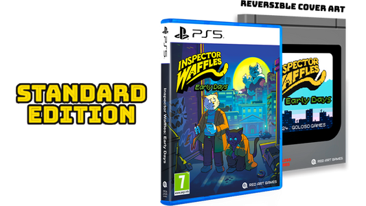 Inspector Waffles Early Days PS5 reverse cover