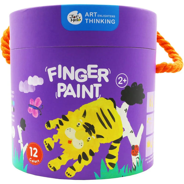 FINGER PAINT 12 COLOUR SET (JAR MELO)