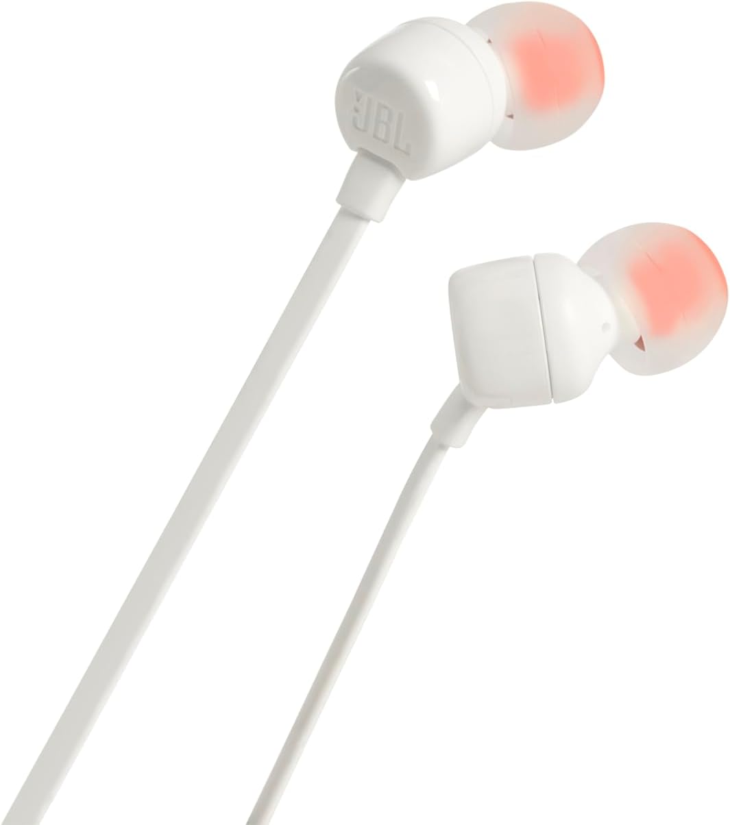 JBL T110 White wired in-ear headphones main view