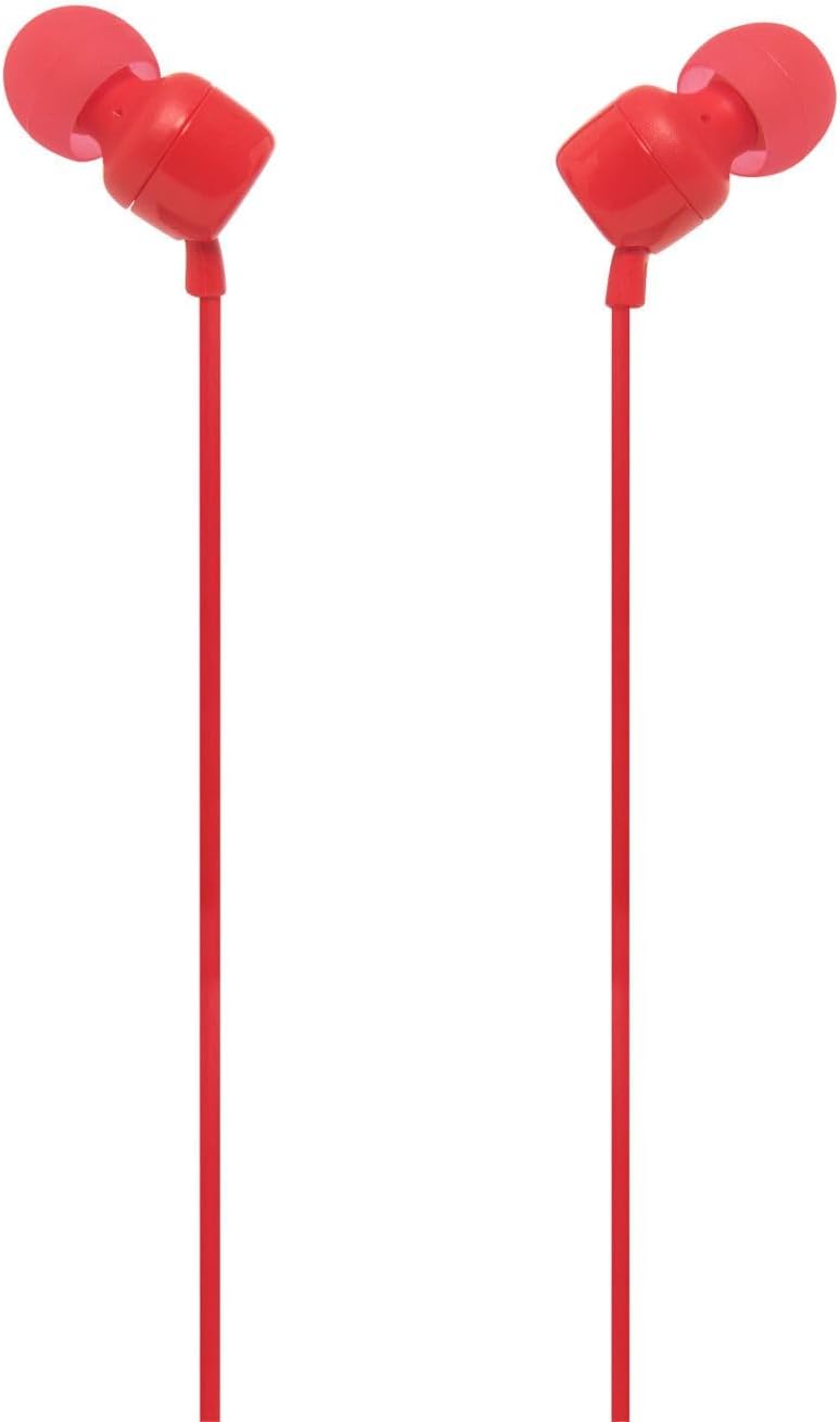 JBL T160 Red wired in-ear headphones main view