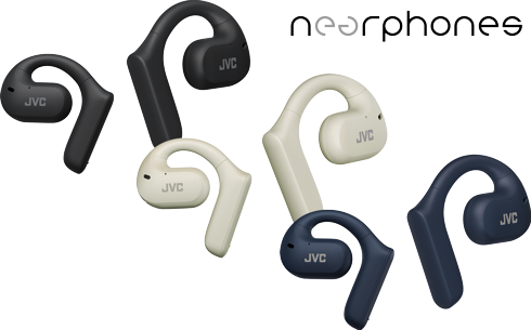 JVC HA-NP35T wireless open-ear nearphones colour range