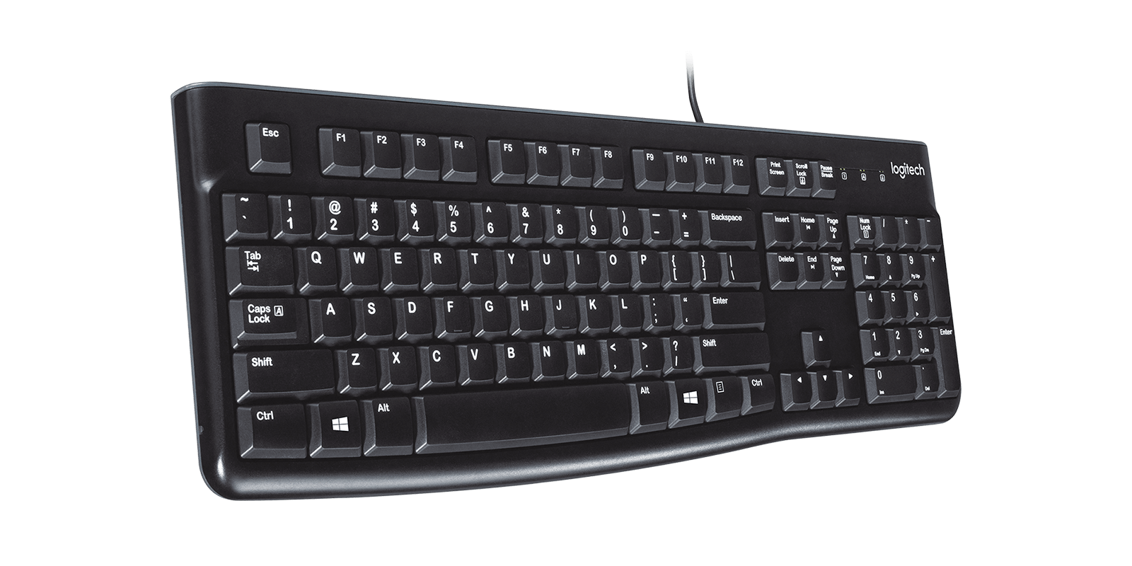 Logitech K120 keyboard key detail