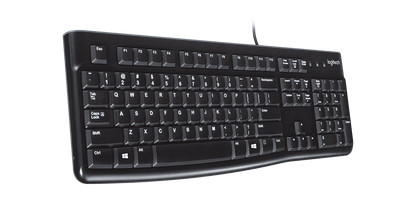 Logitech K120 keyboard key detail