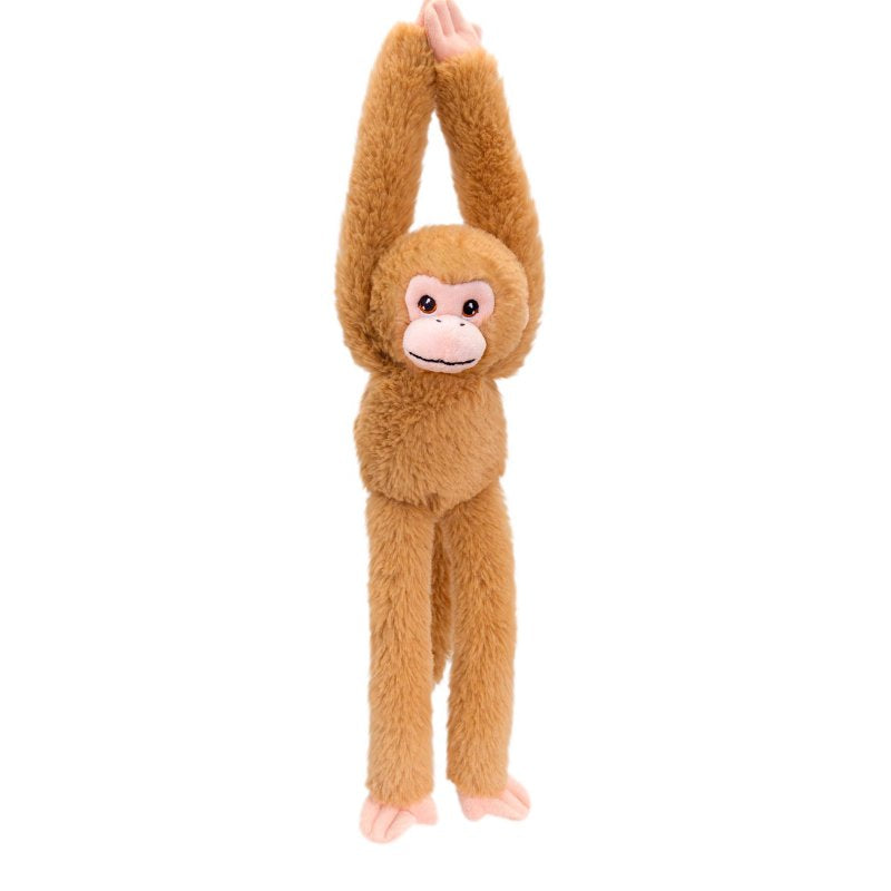 Keeleco Hanging Monkey 40cm brown soft toy
