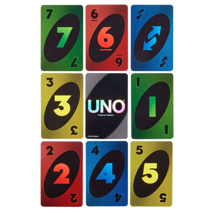 UNO Platinum Edition card layout