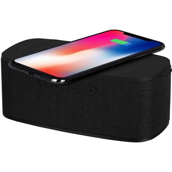 Momax Q.Zonic Wireless Charging Speaker Black