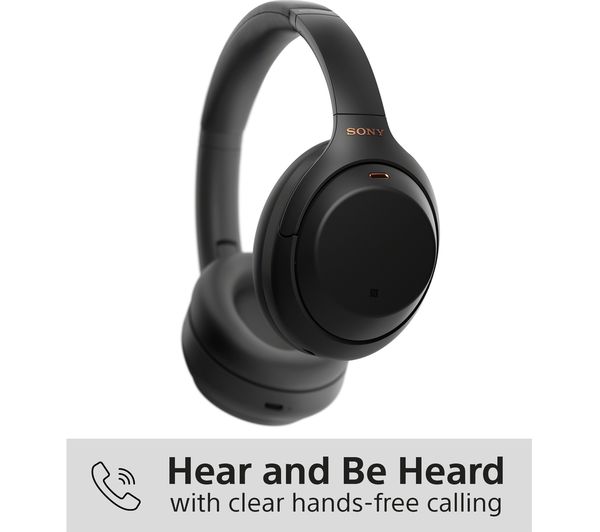 Sony Headphones Bluetooth Noise Cancelling Black (WH-1000XM4)