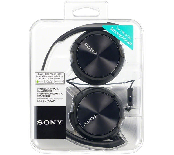 Sony Headphones ZX310 Black