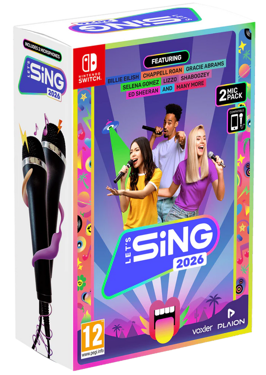 Let's Sing 2026 - Double Mic Bundle (Nintendo Switch)