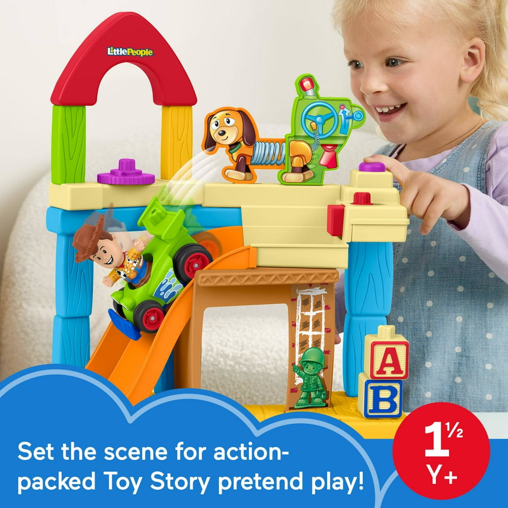 Little People Toy Story Andy's Room playset lifestyle