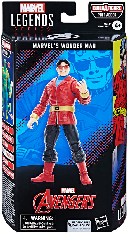 Marvel Legends Series: Puff Adder - Wonder Man Figure 15cm