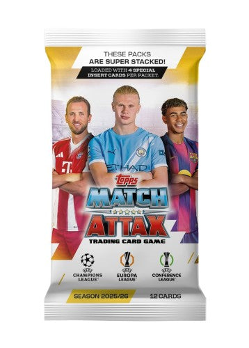 Topps Match Attax 2025-26 booster pack