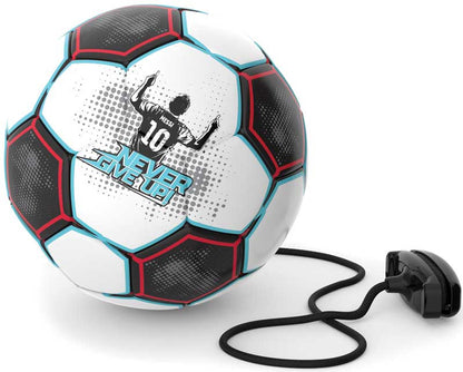 Messi Training Ball - Size 3 Never Give Up White and Black